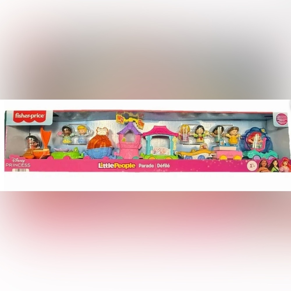 Fisher-Price Little People Princess Parade & float vehicles - 18 pieces.